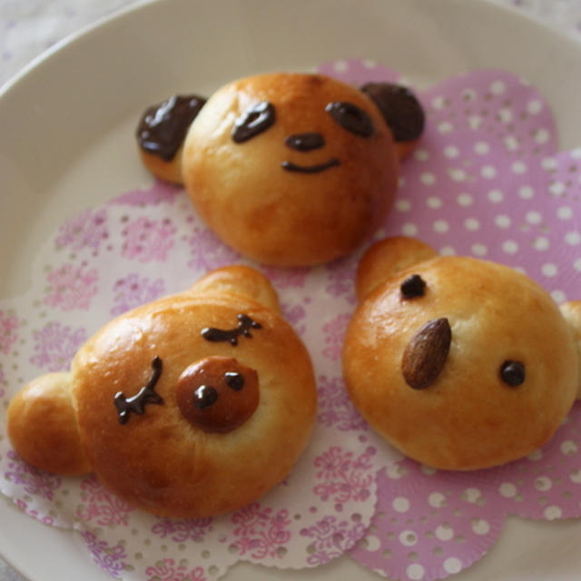 かわいいパンたち