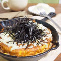 【掲載のお知らせ】相性バツグン♡明太ジャガポテのスパニュッシュオムレツ〜刻み海苔のせ〜♡と朝活】 by おにゃさん
