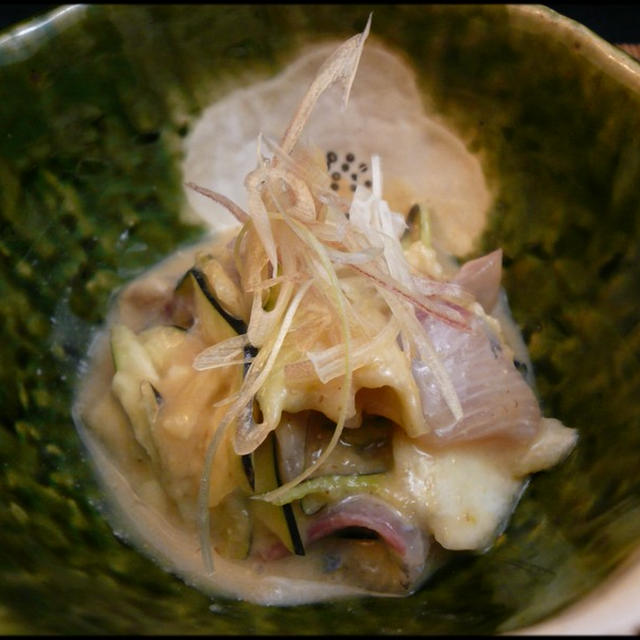 ヒラマサと水ナスの酢味噌和え By Wnk Shoさん レシピブログ 料理ブログのレシピ満載