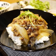 牛肉ダシダでうまうま牛丼