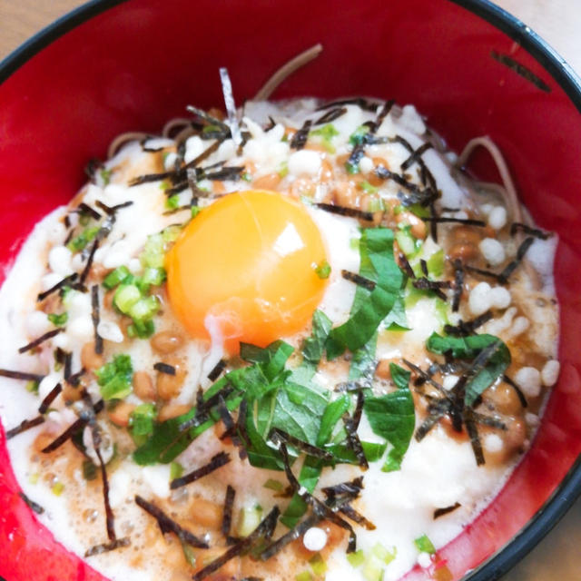 コタツに入りながら冷たいふわネバ蕎麦☆和風パスタ☆カルディ―のクラムチャウダーのリメイク