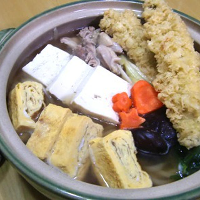 みんなで食べよう！ジャンボ鍋焼きうどん