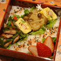 ウインナーとピーマンのバルサミコ炒め弁当