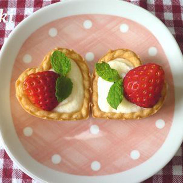 ハートタルトnoカップアイス*