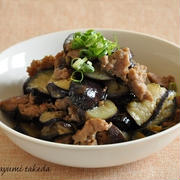 ナスとひき肉のコクうま！ごはんがススム甘みそ炒め