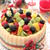 X'mas フルーツシャルロットケーキ
