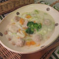 ミートボールと白菜のクリームシチュー by ルシッカさん