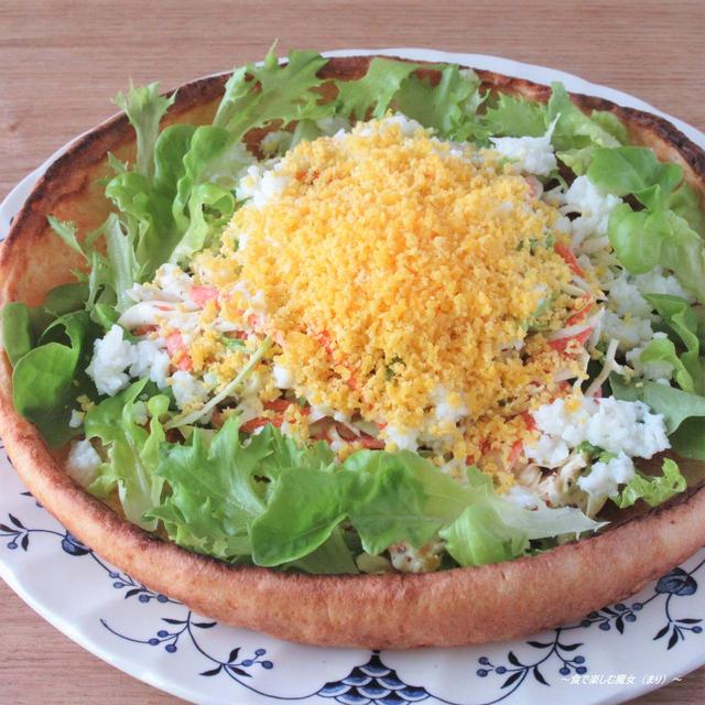 冷蔵庫～食卓まで30分♪花咲くミモザ。野菜もたんぱく質も摂れる『ダッチベイビーミモザ仕立て』