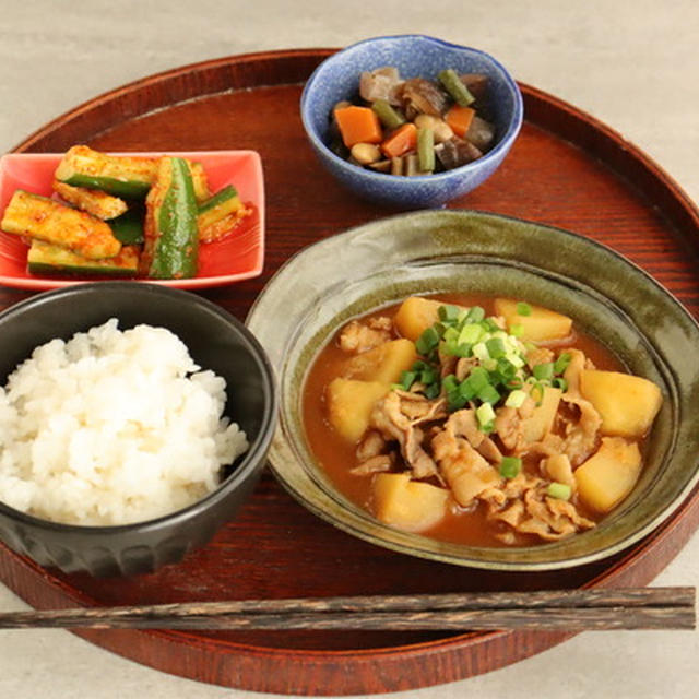 【無印のかんたん調理の素】カムジャタンとピリ辛きゅうりが美味しすぎます！