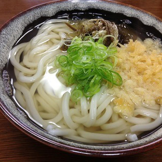 朝は「いつものうどん」