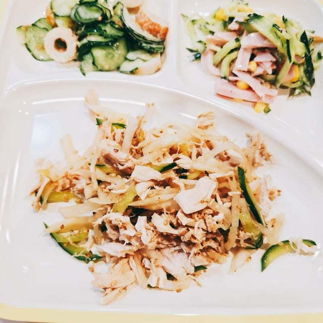 11月10日今日の晩ごはん#本日のおうちごはん【大根とささみのポン酢和え】