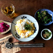 【朝ごはん】レンジで卵がゆの和定食で朝ごはんと、「レシピブログ15年分のおいしいベスト150」