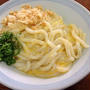 道の駅の上等な玉子で「釜玉うどん」
