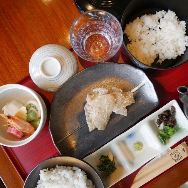 中山寺明月記カフェの近大鯛茶漬け、昨日の昼ごはん、#私のごはん