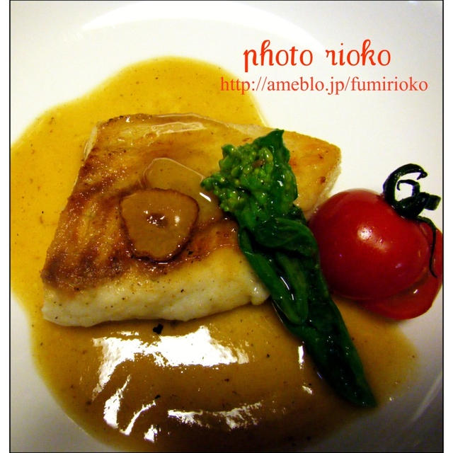 ●鯛のソテー　レモンバターソース●