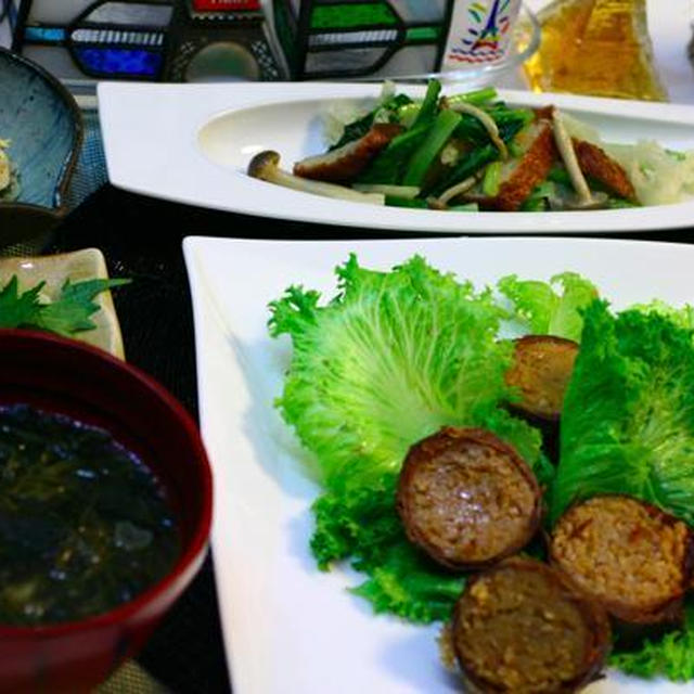 肉巻きおにぎり〜宮崎名物　頂きました♪）(i-kitchen)