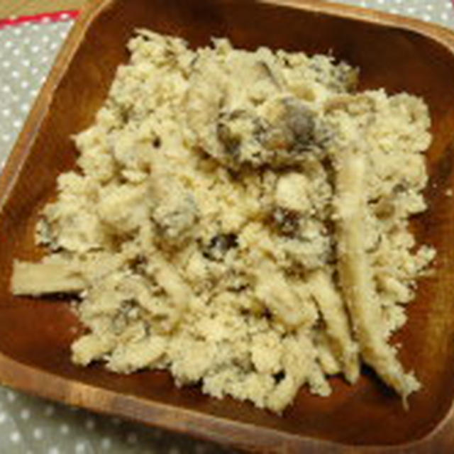 きのこだらけの旨にんにく風味おから