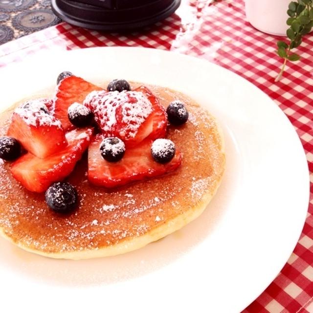 3歳が作る！お豆腐のホットケーキ