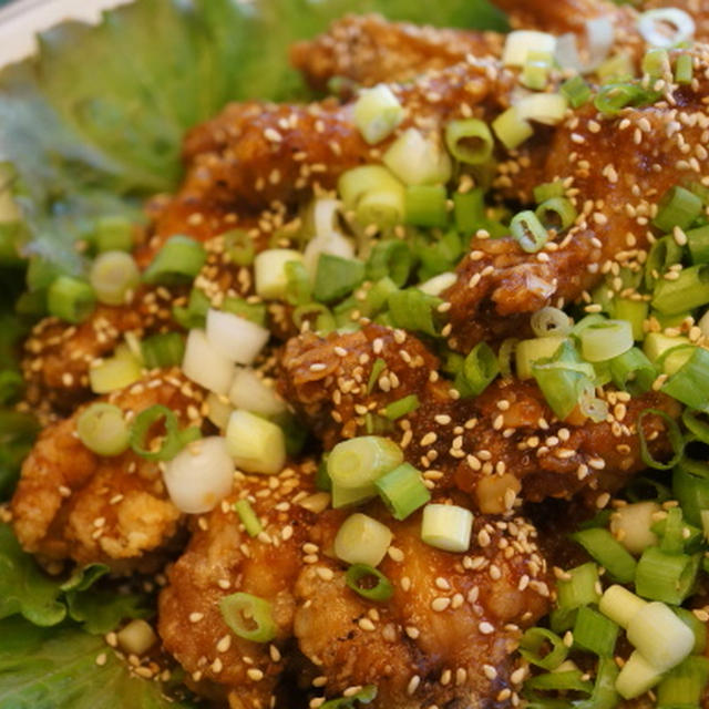 コチジャン風味の手羽から揚げ