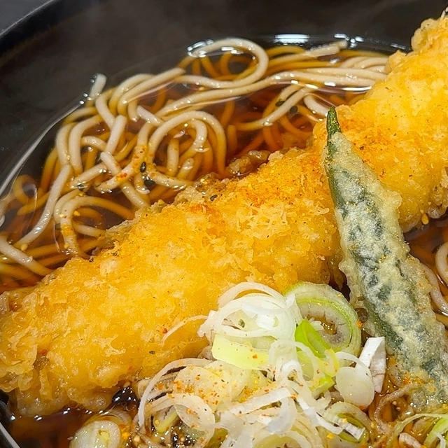 立ち蕎麦行脚「小諸そば麹町店の穴子天そば」