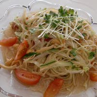 生姜たっぷりサラダパスタ♪