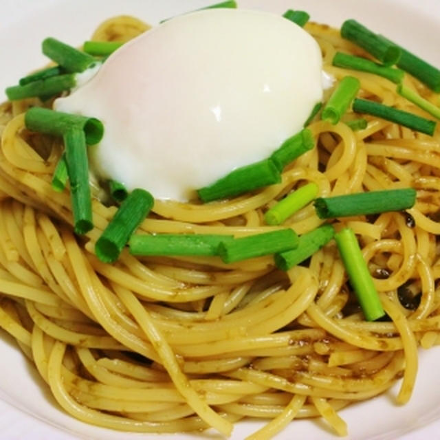 美味し～♪海苔佃煮のパスタ