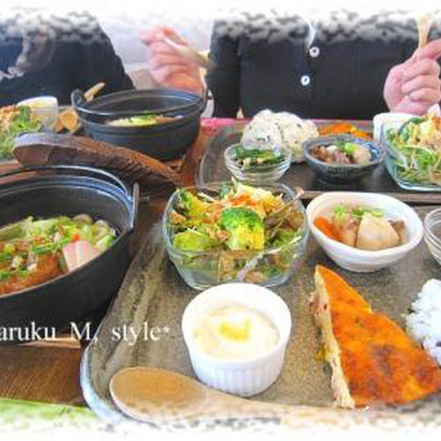 湖の見えるカフェでランチプレート！１０５０円の素敵な時間＊