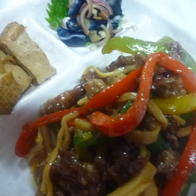 カラフル青椒肉絲★