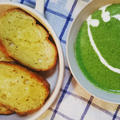 ポパーイ！緑のスープとガーリックトースト