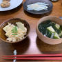到来ものの筍で、季節の食卓