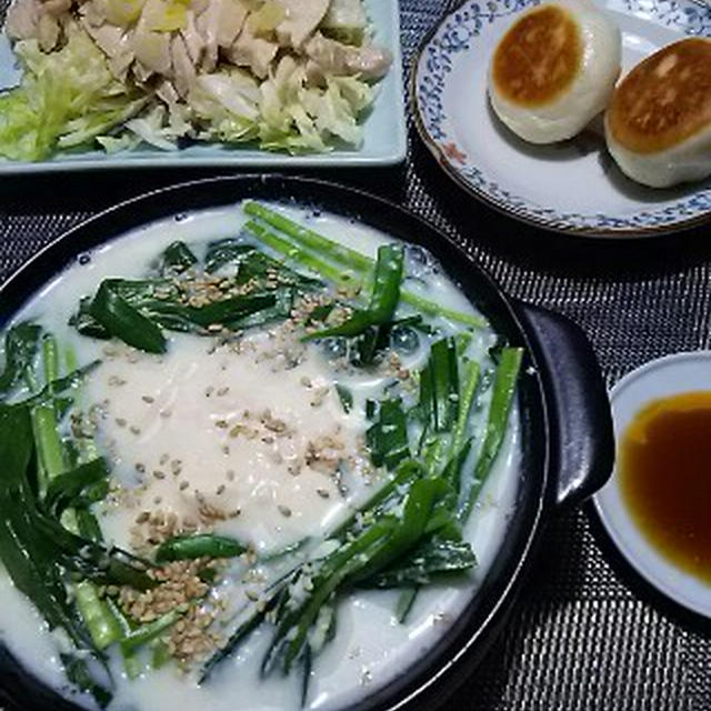 野菜と豆腐の夜食(笑)