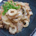 酸っぱいキムチの炒め物