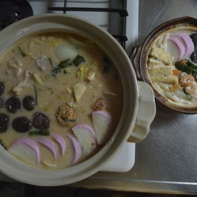 白味噌と酒粕仕立ての　鍋焼きうどん・ラーメン