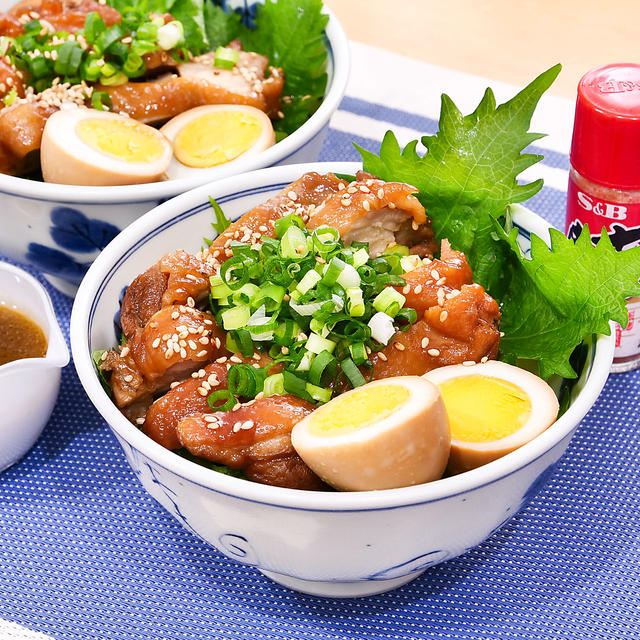 ガッツリ！テリテリチキン丼(≧▽≦)♪
