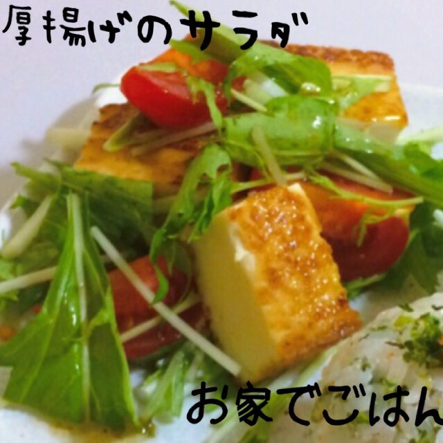 厚揚げのサラダ