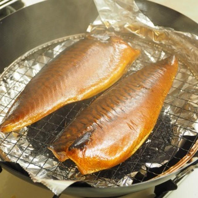 メシ通！塩鯖のお茶っ葉燻製