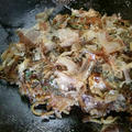 水でお好み焼きに挑戦