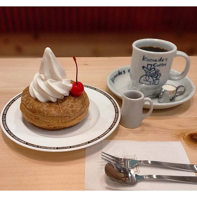 【コメダ珈琲店】ミニシロノワール半額キャンペーン♪7/19オープン「新橋烏森通り店」に行って来た