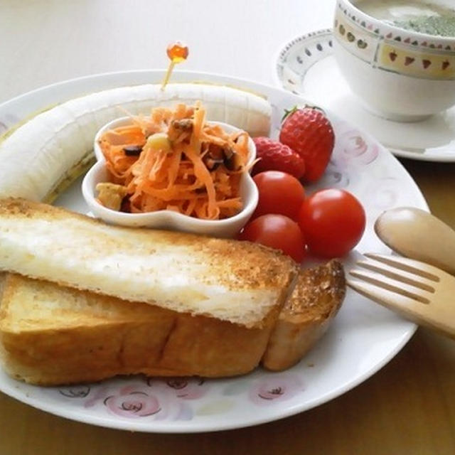 簡単朝ご飯プレート☆