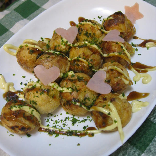 今日の1品　12/21　☆たこ焼きでもクリスマス☆