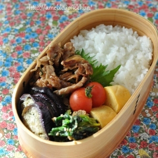 豚肉とスプラウトの甘辛炒め弁当
