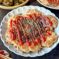 カリカリチーズがたまらん☆豚こまと冷凍豆腐のもやしチーズハンバーグ