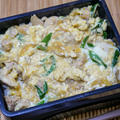 38度の熱の中で作る「親子丼」