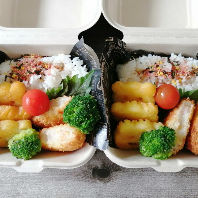 業務スーパーのエビカツで学童弁当＼(^o^)／