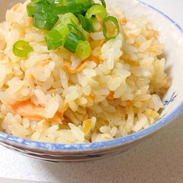 鮭の切り身で混ぜご飯✨可愛い指輪ゲット❤️
