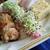 昆布なますからサラダへ！  チキンロールをプラス！
