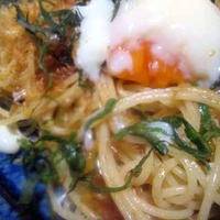 和えるだけ！さっぱり梅ぇ～な和風パスタ （^ｍ^）