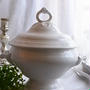 スープポット　フランス　PEXONNE 　陶器　１９世紀
