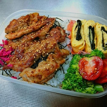 何日分かの旦那弁当…