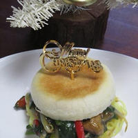 あんかけ焼きそばマフィンバーガー
